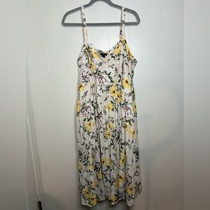 Torrid Midi Challis Floral Dress, 2 (18/20)